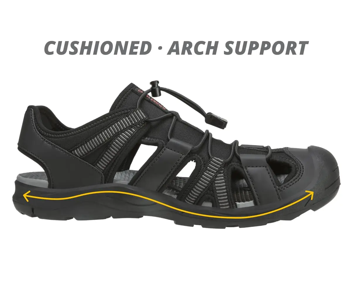 CAMEL CROWN Men's Waterproof Hiking Sandals Closed Toe Water Sandals Athletic Sport Sandal Summer Sandal Beach for Outdoor | Breathable & Durable - view 4