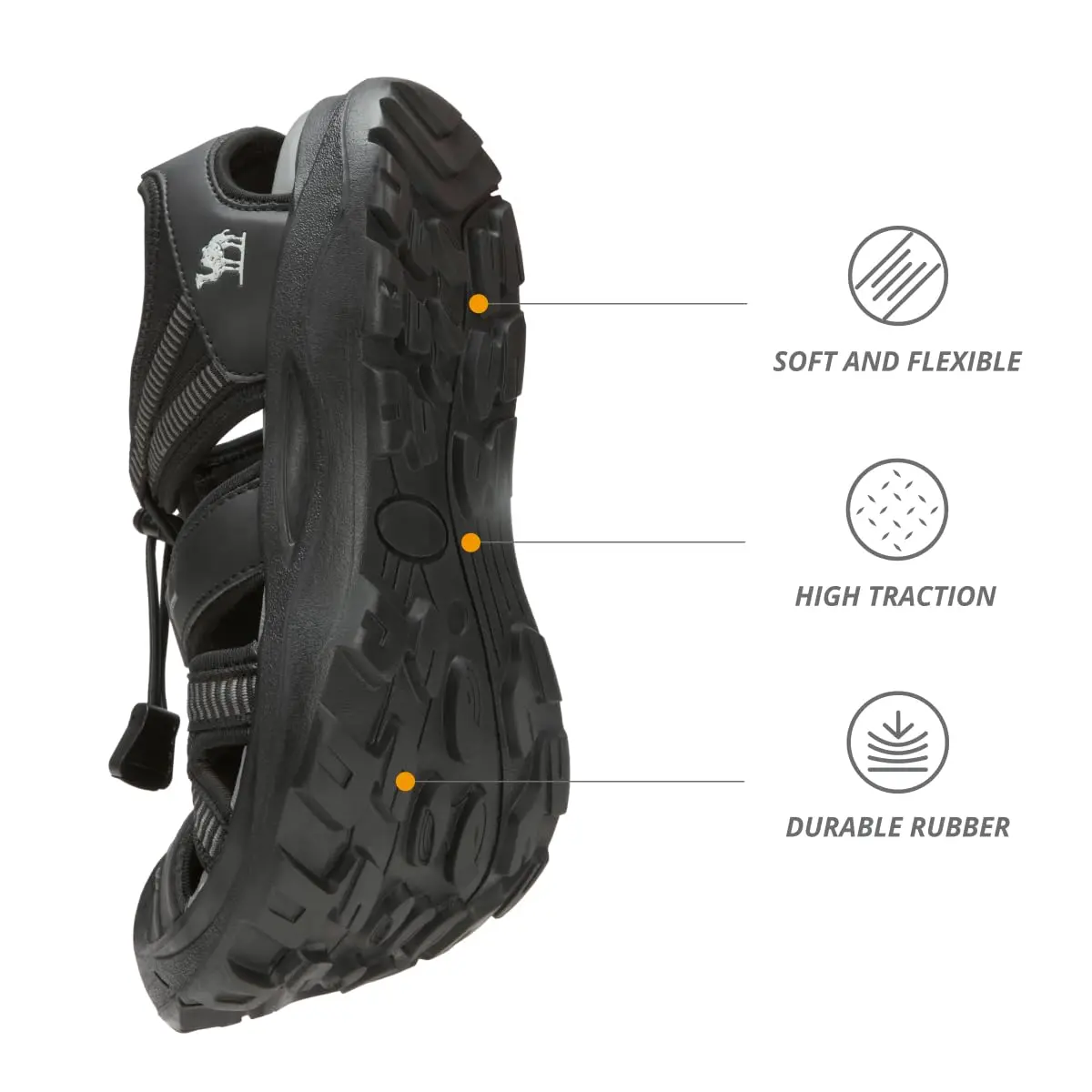 CAMEL CROWN Men's Waterproof Hiking Sandals Closed Toe Water Sandals Athletic Sport Sandal Summer Sandal Beach for Outdoor | Breathable & Durable - view 5