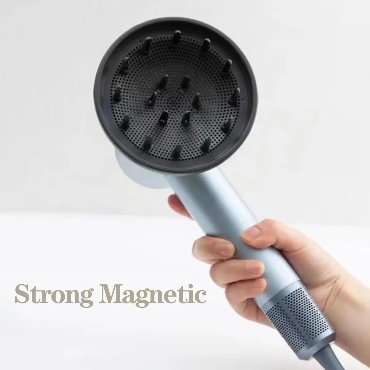 SEICHYGO 360° Rotating Diffuser Attachment Compatible with Laifen Swift Hair Dryer, White | Diffuses Air for Curly & Wavy Hair - view 5