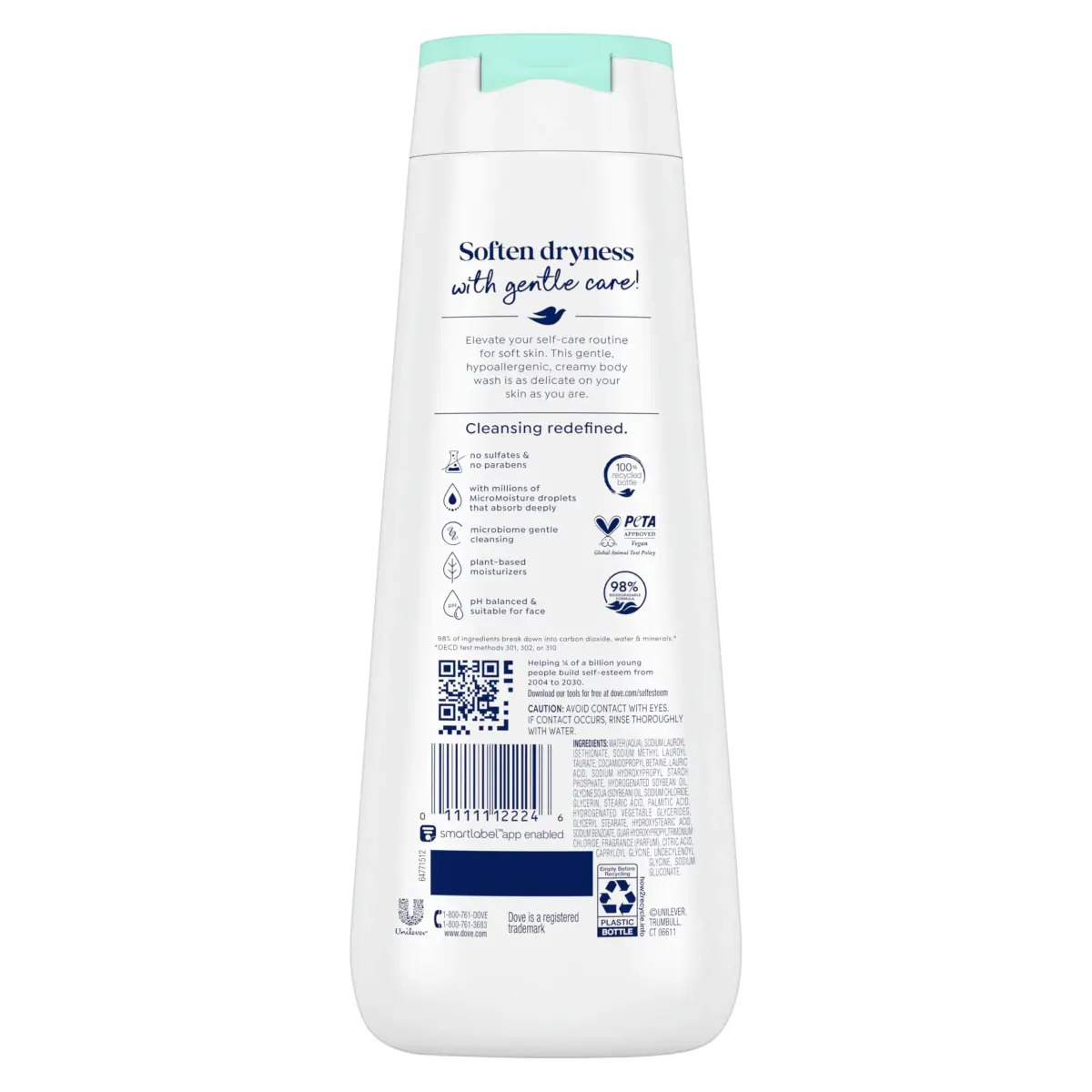 Dove Sensitive Skin Nourishing Body Wash | Authentic USA Import - view 2