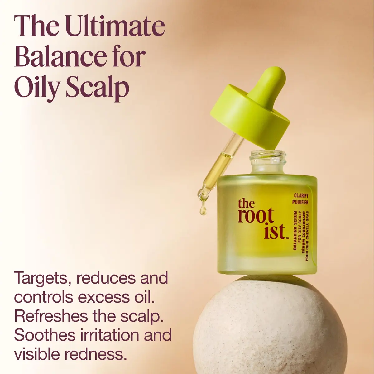 THE ROOTIST Clarify Balancing Serum for Oily Scalp 1 oz | Salicylic Acid Leave-In for Oily Hair - view 3