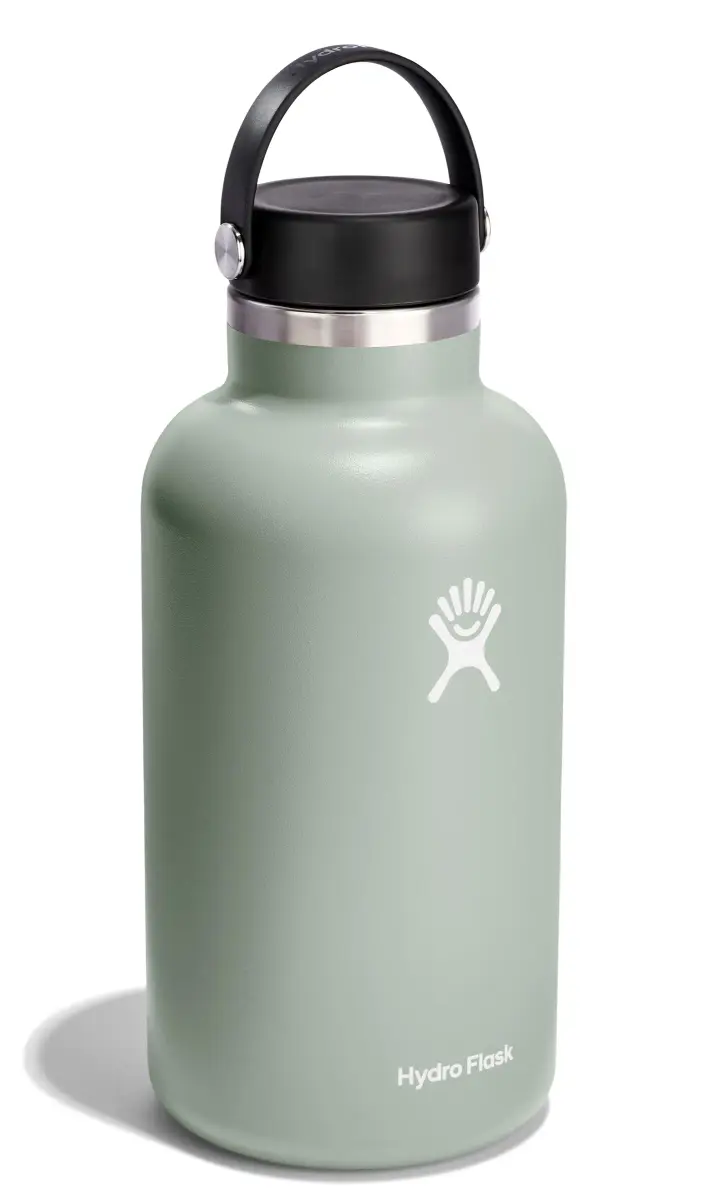 Hydro Flask 64 Oz Agave Wide Mouth Water Bottle | Insulated Stainless Steel, Cold 24 Hrs, Hot 12 Hrs - view 2