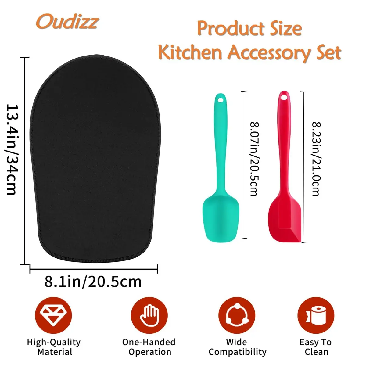 Oudizz Mixer Mover Sliding Mats for Kitchen aid Stand Mixer 37x25.5cm | Protect & Move Heavy Appliances - view 2