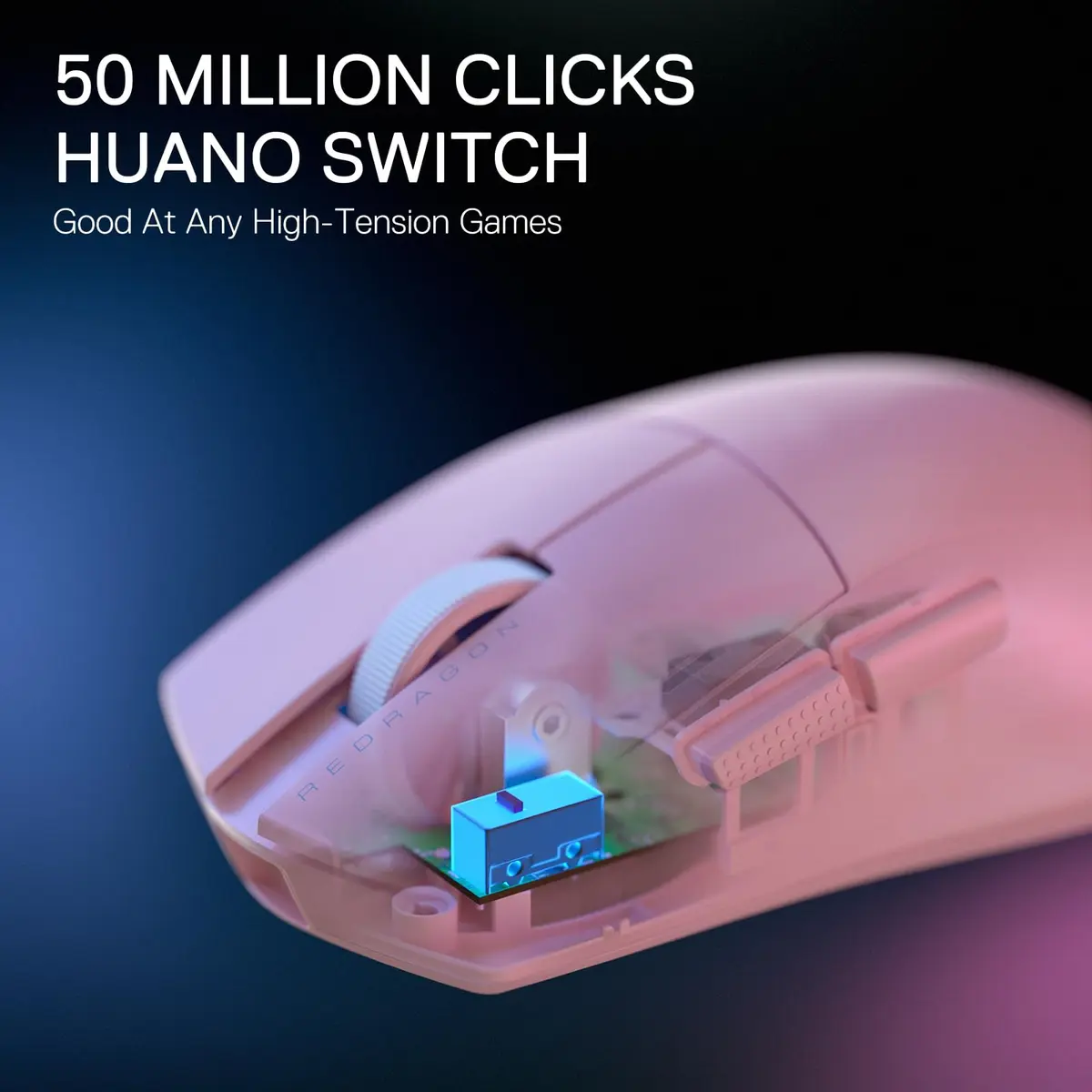 Redragon M916 Wireless Gaming Mouse 55G | 26K DPI, 5 Programmable Buttons, Ultra-Light, Ergonomic Design - view 5