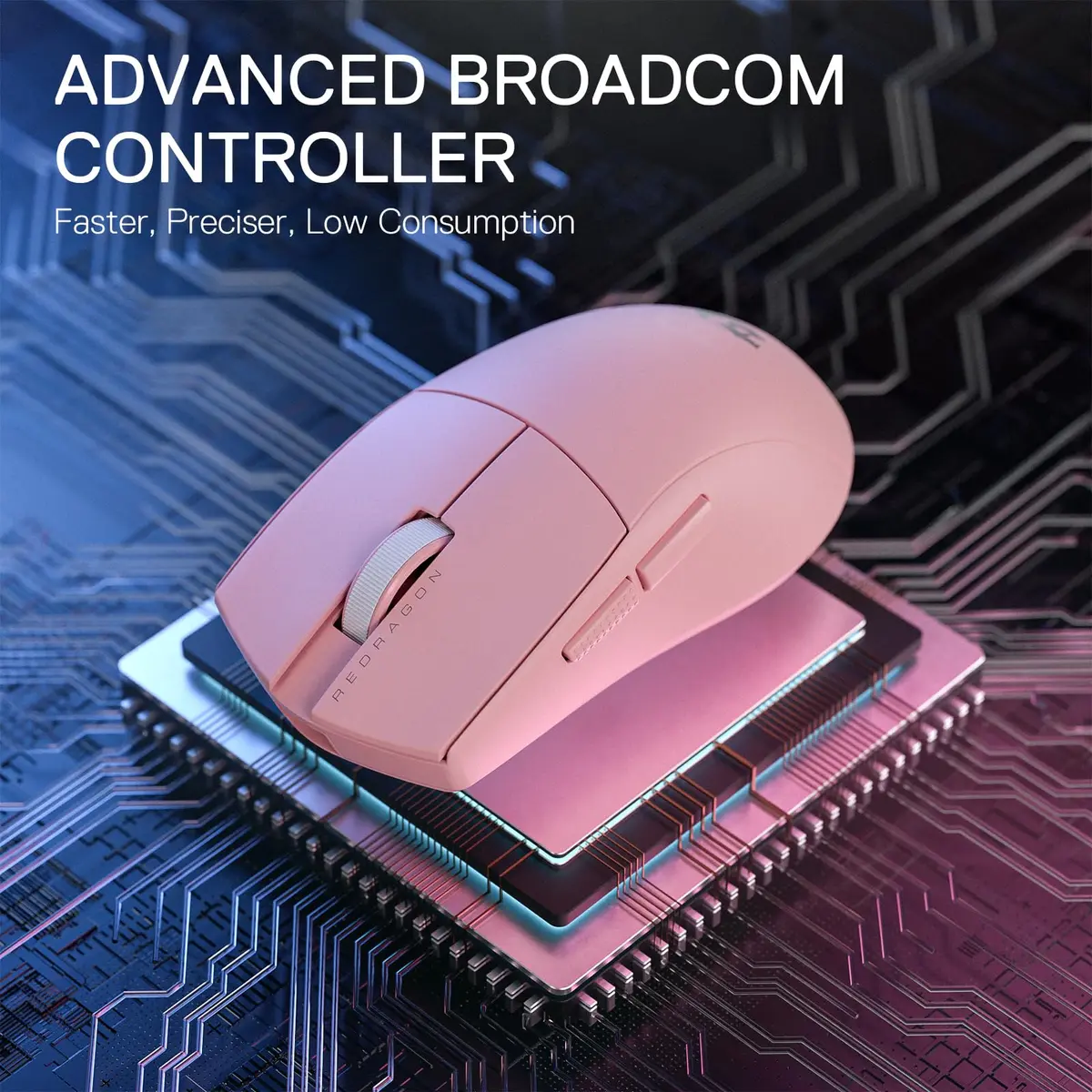 Redragon M916 Wireless Gaming Mouse 55G | 26K DPI, 5 Programmable Buttons, Ultra-Light, Ergonomic Design - view 4