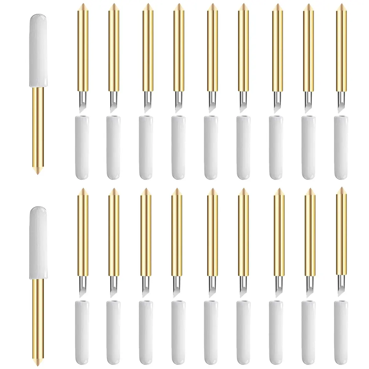 UTNVBTR 20 Pcs Premium Fine Point Blade for Cricut Maker 3/4 & Explore 3/4 | Precise Cutting in India - main product image