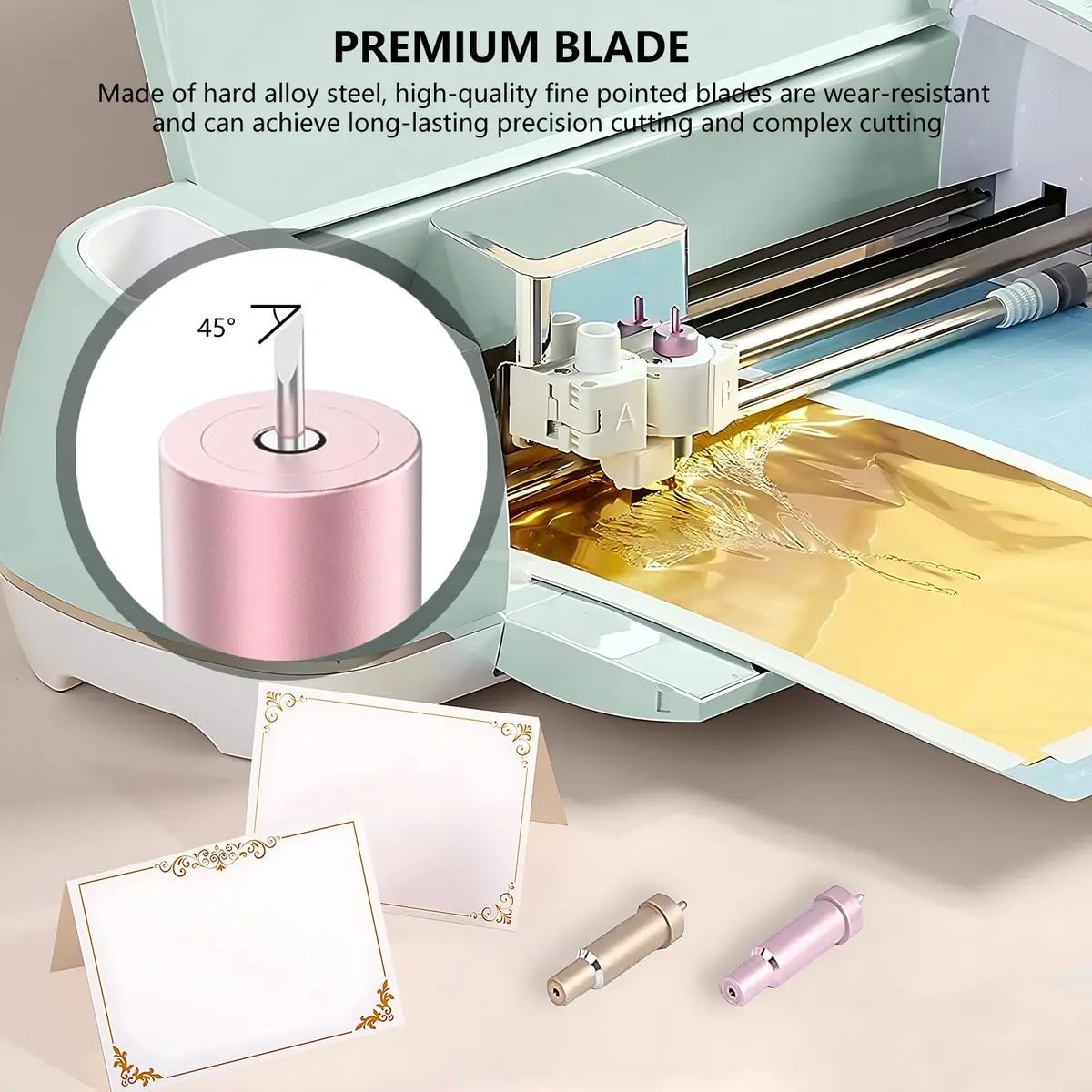 UTNVBTR 20 Pcs Premium Fine Point Blade for Cricut Maker 3/4 & Explore 3/4 | Precise Cutting in India - view 3