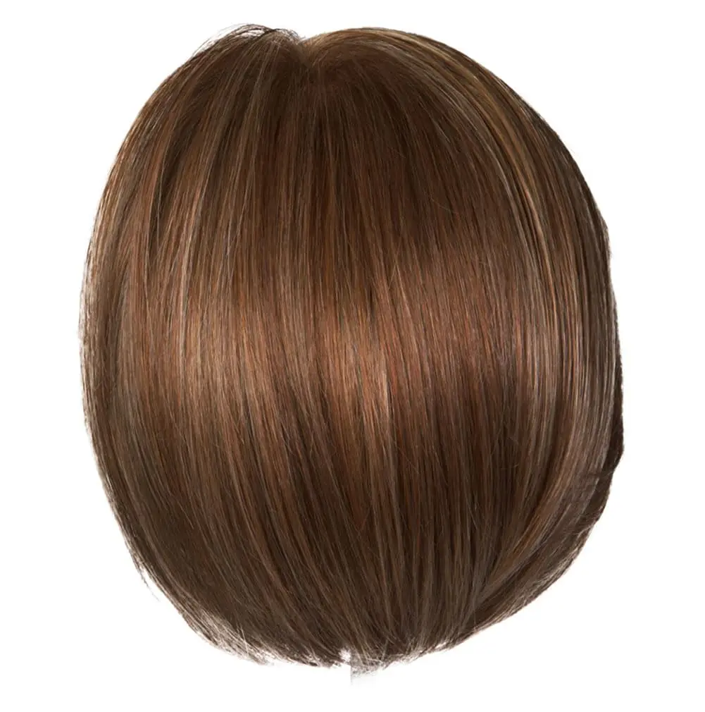 Hair u wear Raquel Welch Straight Up With A Twist Elite Chin Length Tailored Bob Wig Average Cap RL12/16 Honey Toast | Natural Movement & Style Flexibility - view 6