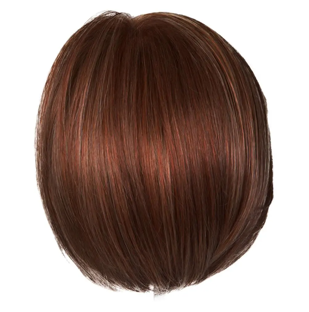Hair u wear Raquel Welch Straight Up With A Twist Elite Chin Length Tailored Bob Wig, Average Cap, RL32/31 Cinnabar - view 6