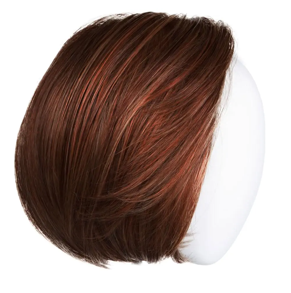 Hair u wear Raquel Welch Straight Up With A Twist Elite Chin Length Tailored Bob Wig, Average Cap, RL32/31 Cinnabar - view 5