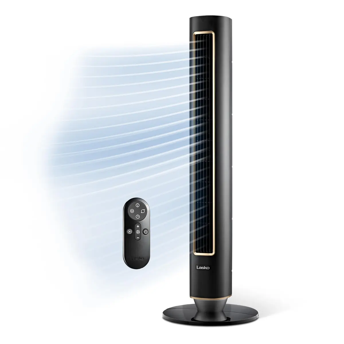 Lasko 40" Pinnacle DC Tower Fan with Remote | Whisper-Quiet 24 dBA, 12 Speeds, Night Mode - main product image