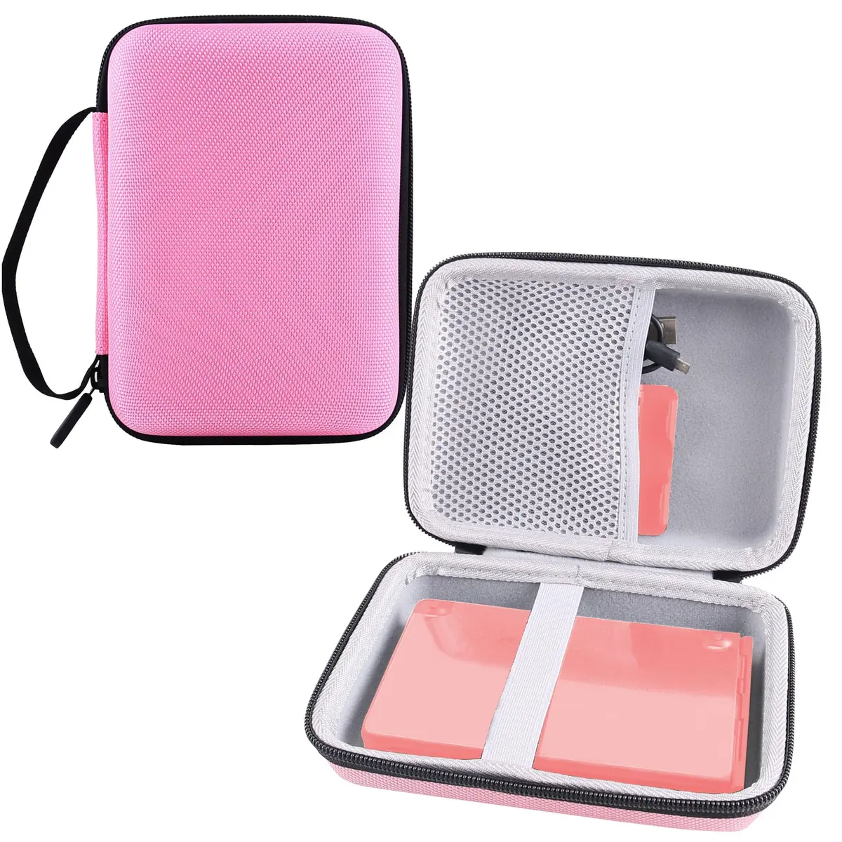 WERJIA Pink Hard EVA Carrying Case for Samsers/iClever BK08 | Impact & Dustproof (115 chars) - main product image