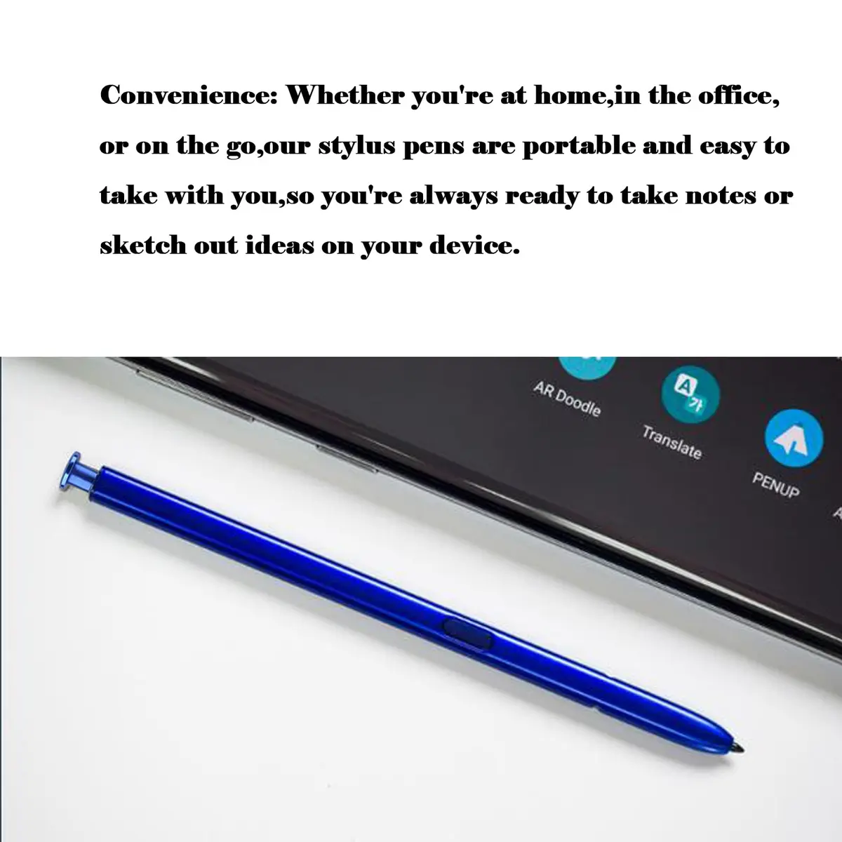 LiXiongBao Replacement S Pen for Samsung Galaxy Note 10 / Note 10+ (Blue) | 4096 Pressure Sensitivity - view 6