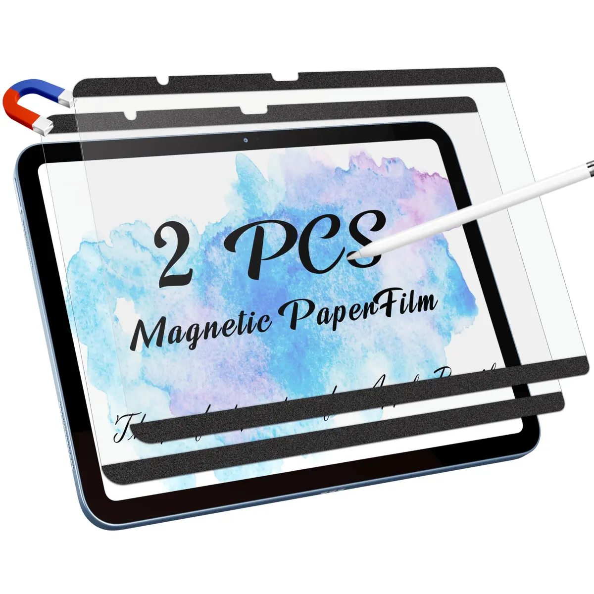Peslv Magnetic Paper Screen Protector for iPad 10th & 11th | Anti-Glare, Reusable, Blue Light Filter (70-120 chars) - main product image