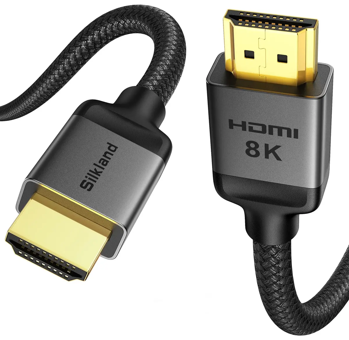 Silkland 16.5FT HDMI 2.1 Cable 48Gbps 10K 8K HDR | Ultra High Speed Braided - main product image