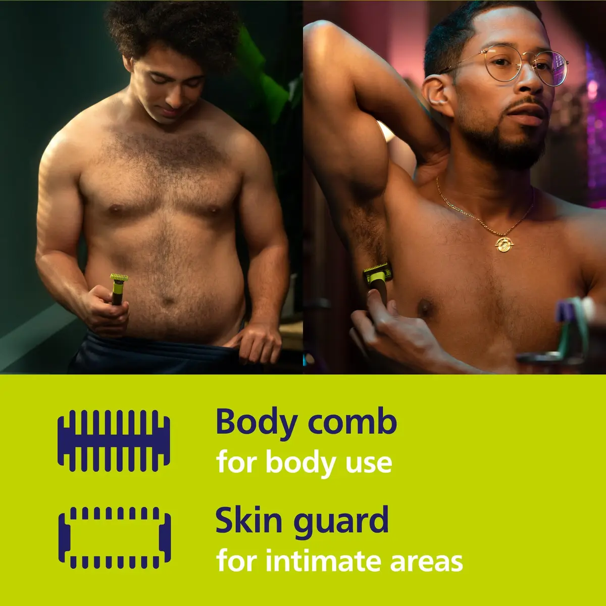 Norelco OneBlade 360 Face + Body Trimmer & Shaver with Connectivity | Wet & Dry, App Guidance, 5-Year Warranty - view 3