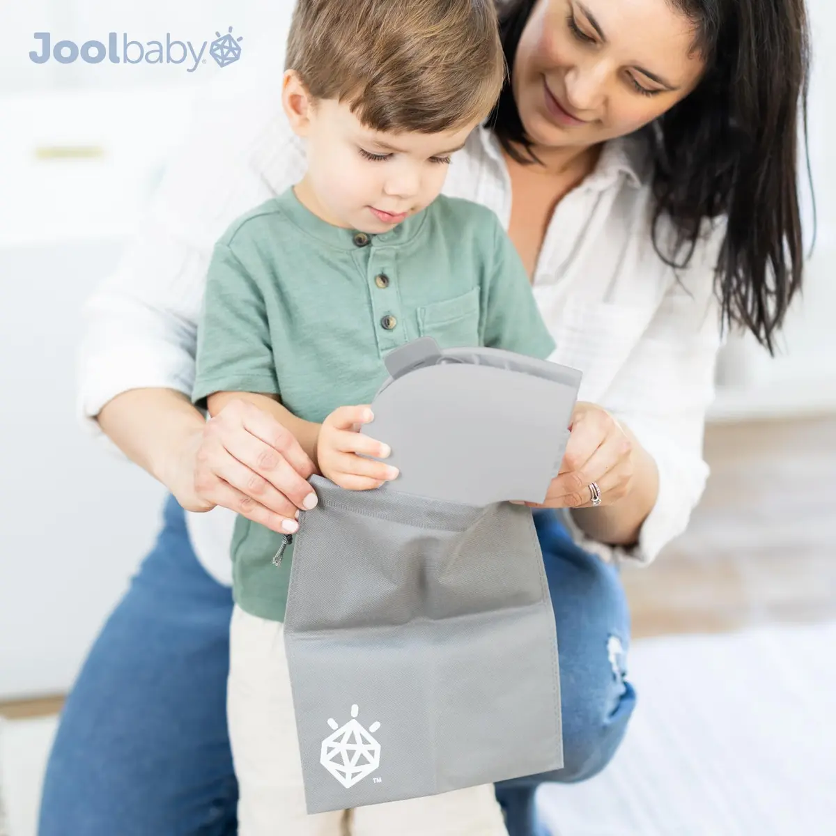 Jool Baby Folding Travel Potty Training Seat – Easy-Remove Pull Tab (Gray) | Portable, Compact & Lightweight - view 9