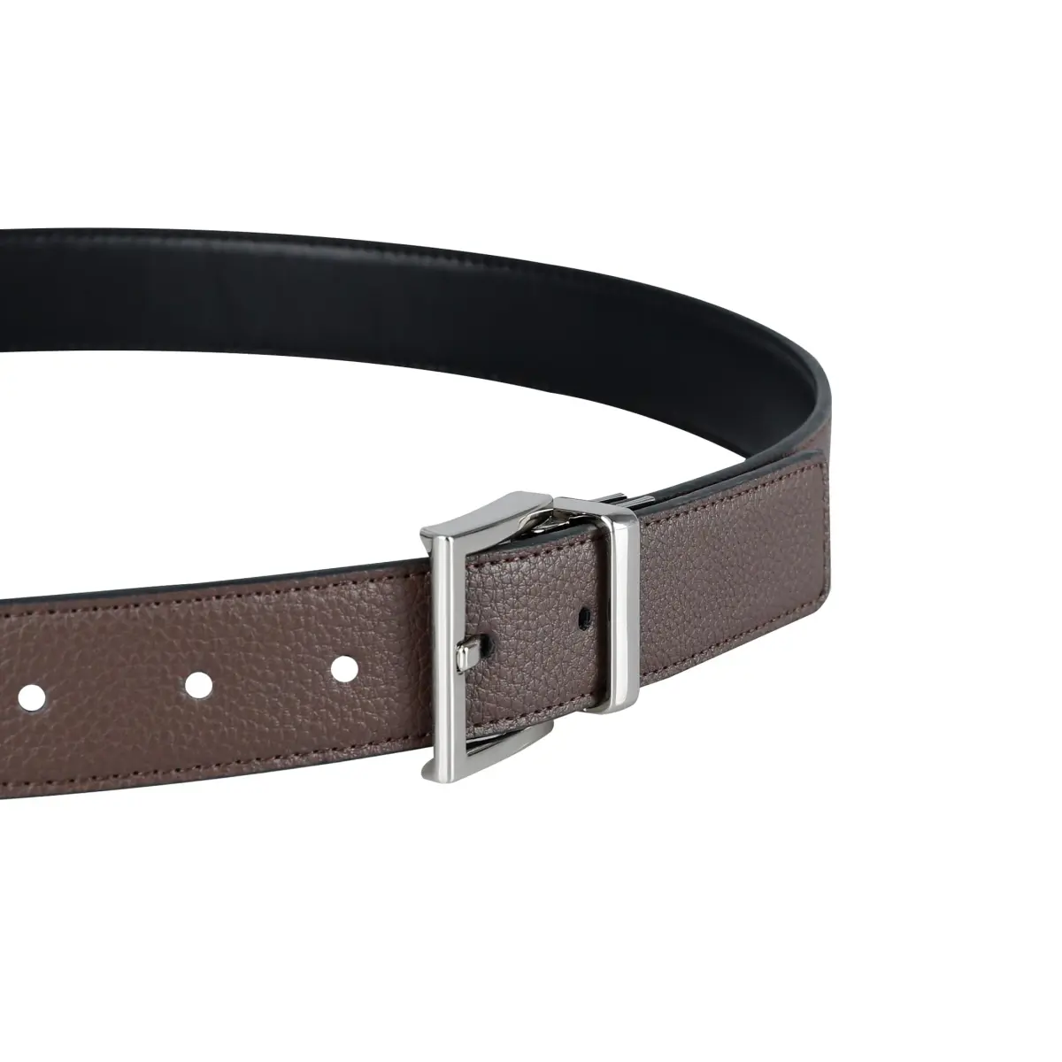 Tommy Hilfiger Men's 32mm Stretch Reversible Belt - Dark Brown/Black - view 4