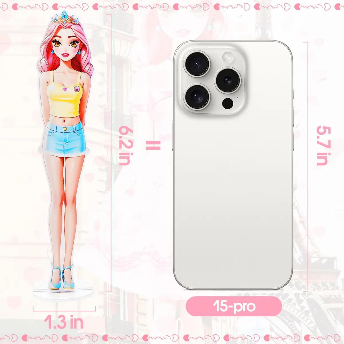 PainZieteg Magnetic Dress Up Dolls for Girls 4-10 | Creative Magnetic Princess Paper Doll Set - view 4