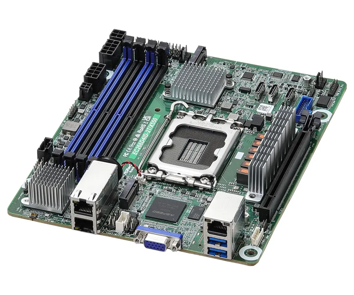 ASRock Rack EPYC4000D4U Motherboard Micro-ATX DDR5 ECC UDIMM PCIe5.0 | Server & Workstation Ready - main product image