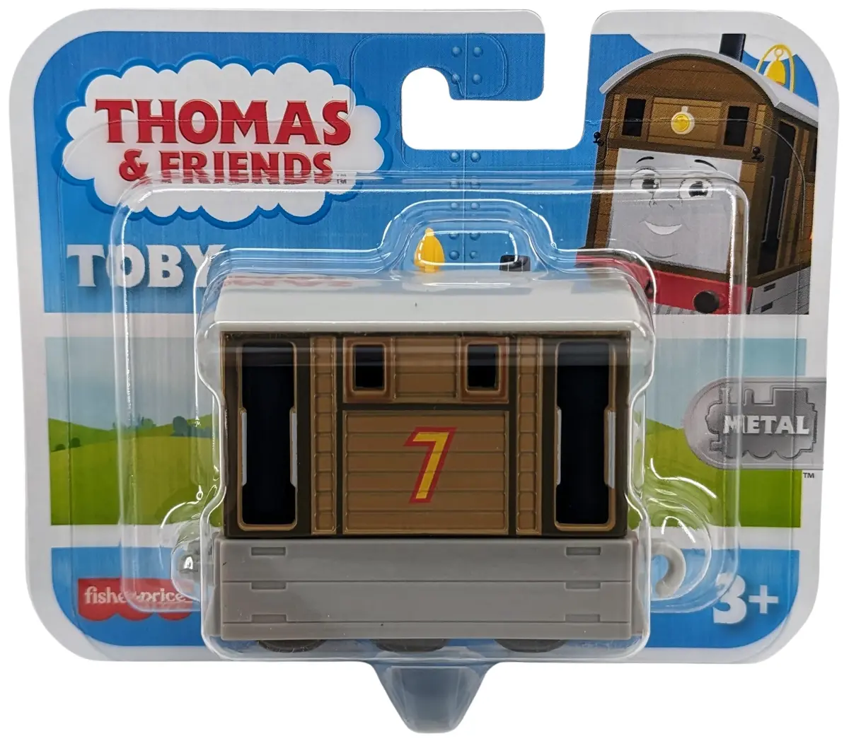 Thomas & Friends Toby Metal Diecast | All Engines Go, Fisher-Price Push-Along Toy Train for Kids 3+ | 1.89 inch - view 7
