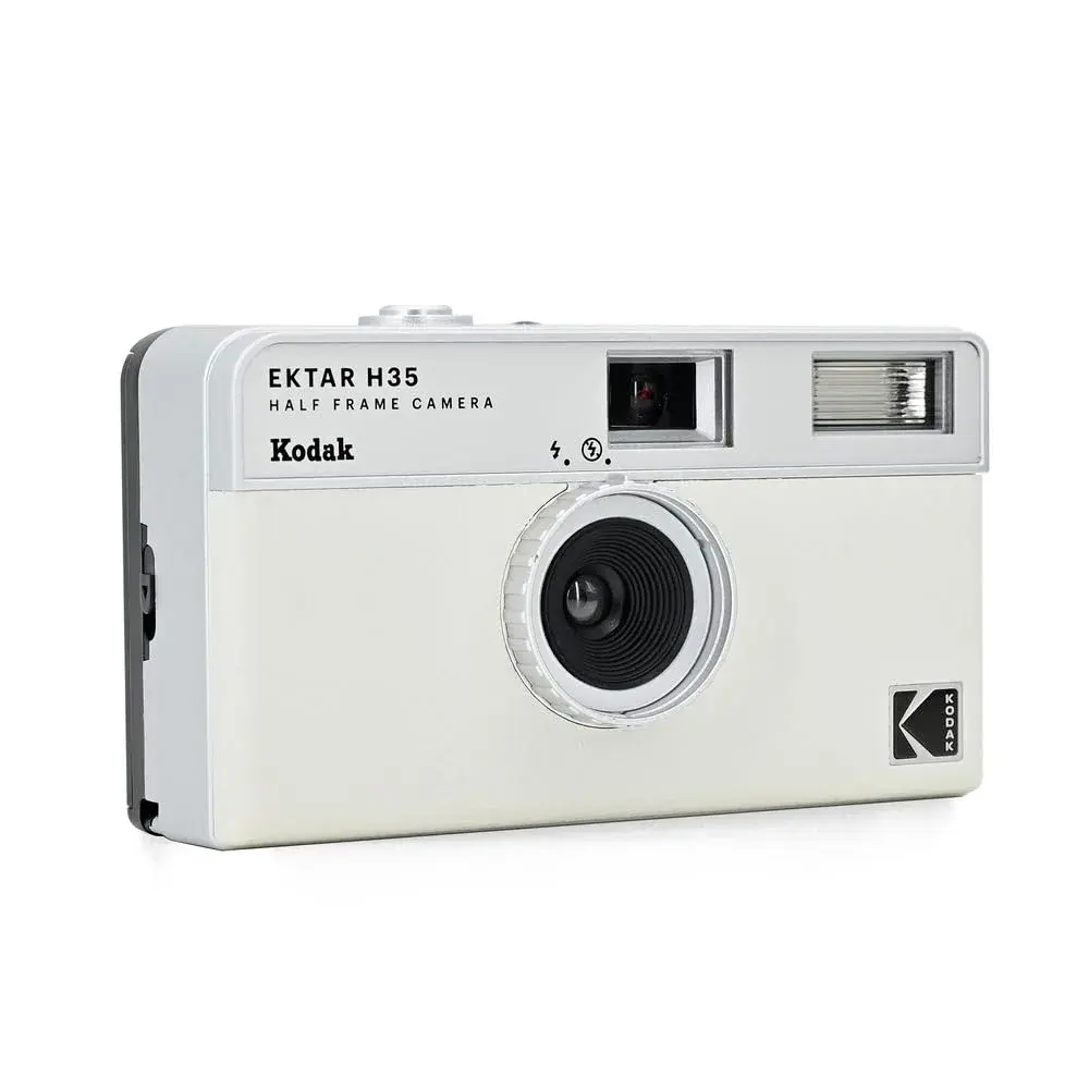 KODAK EKTAR H35 Half Frame 35mm Camera (White, Bundle with 24exp Film) | Reusable, Focus-Free, Lightweight - view 2