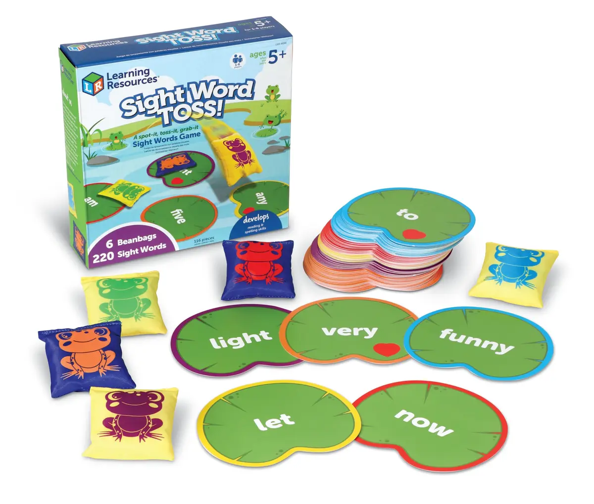 Learning Resources Sight Word Toss | Educational Toy for Kids 5+ | Builds Reading & Motor Skills - main product image