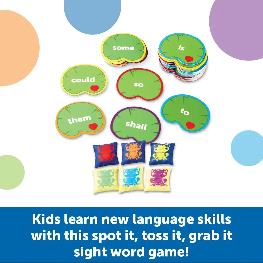 Learning Resources Sight Word Toss | Educational Toy for Kids 5+ | Builds Reading & Motor Skills - view 2