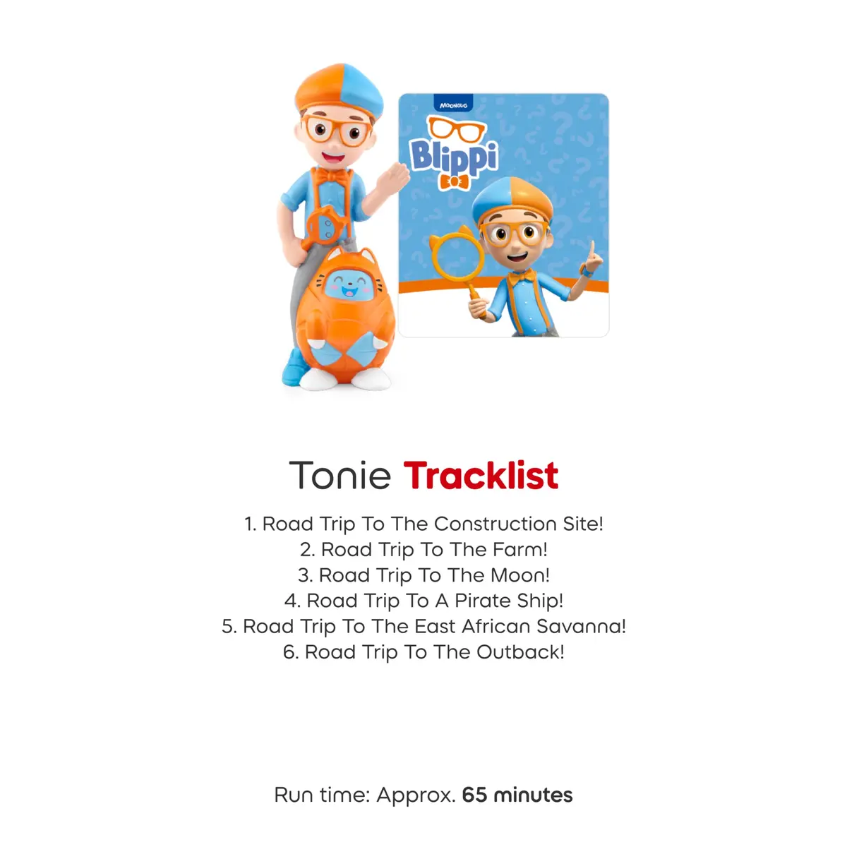 Tonies Blippi Audio Toy Figurine from Moonbug | Kids' Storytelling Toy for Ages 3+ - view 6