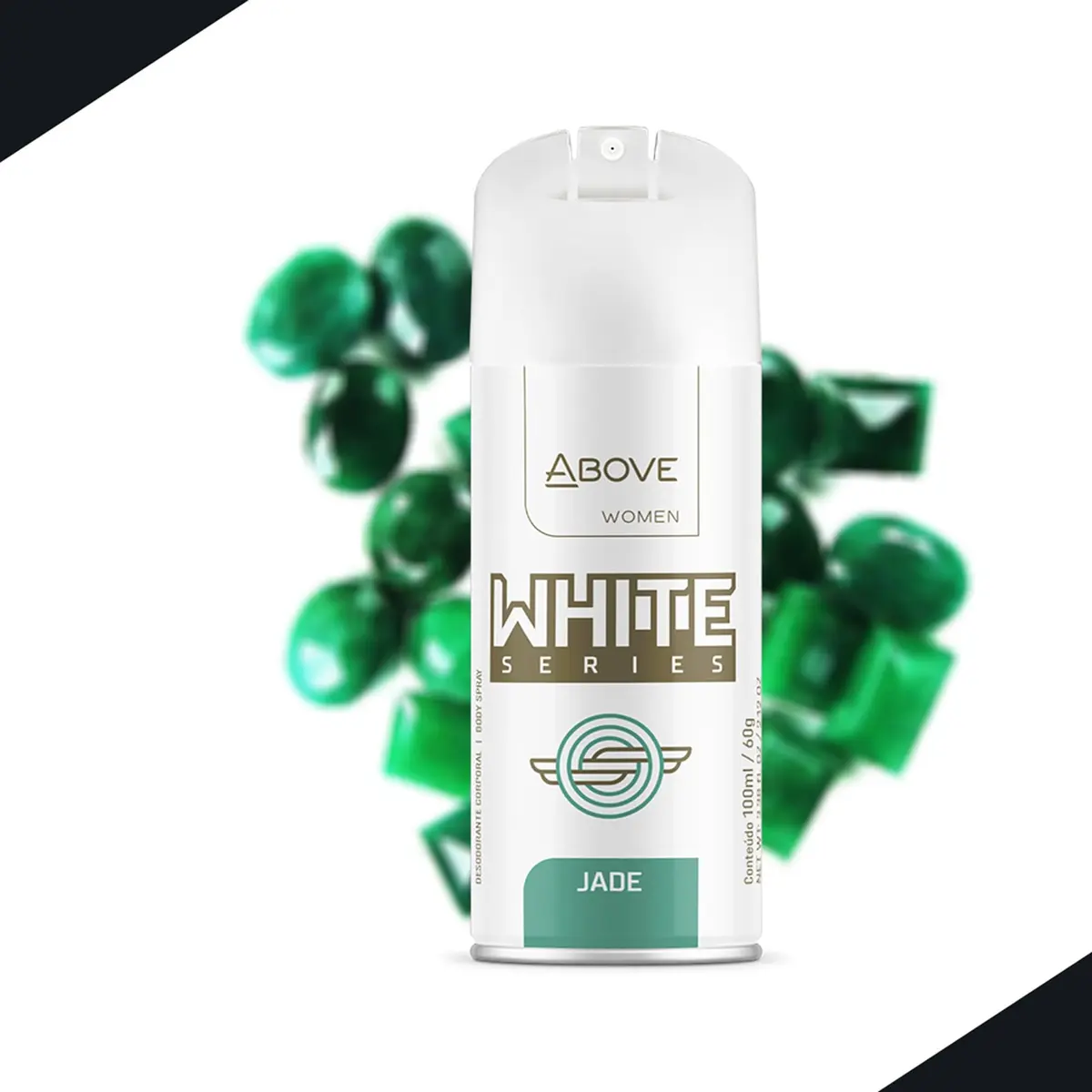 ABOVE White Series Body Spray, Jade, 4 pcs | Long-Lasting Freshness & Natural Care - view 6