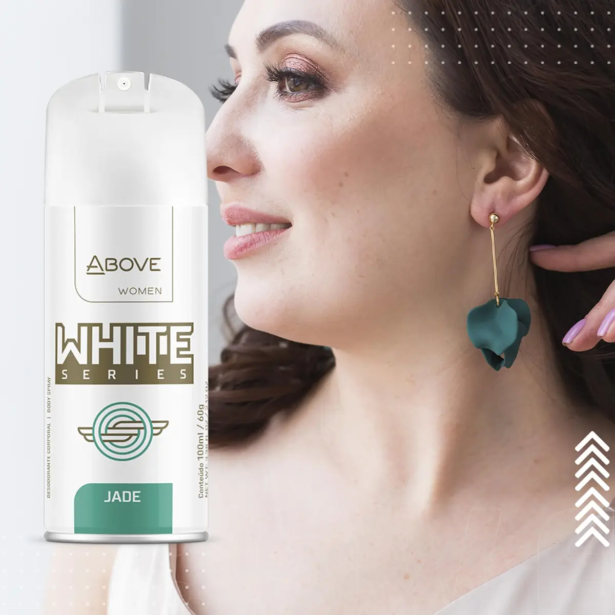 ABOVE White Series Body Spray, Jade, 4 pcs | Long-Lasting Freshness & Natural Care - view 4