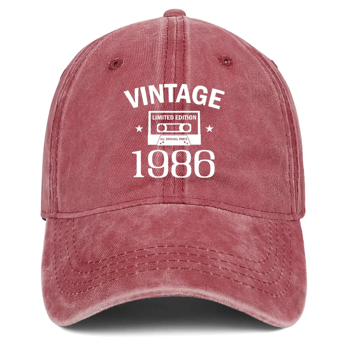 XAIVEZL 1986 Vintage Baseball Cap Hat for 40th Birthday Gifts | Adjustable Cotton-Polyester Blend - main product image