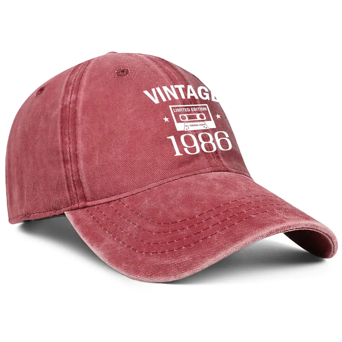 XAIVEZL 1986 Vintage Baseball Cap Hat for 40th Birthday Gifts | Adjustable Cotton-Polyester Blend - view 3