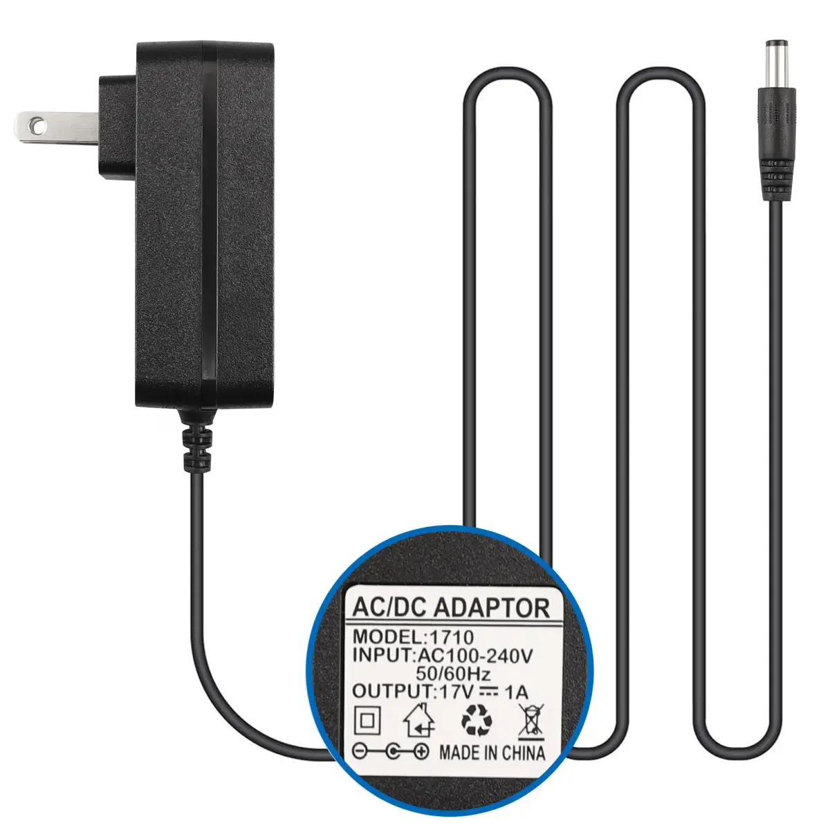 FNKTQL 17V 1A AC Adapter Charger for Bose Soundlink I II III Speakers | 1.8m Cable - view 4