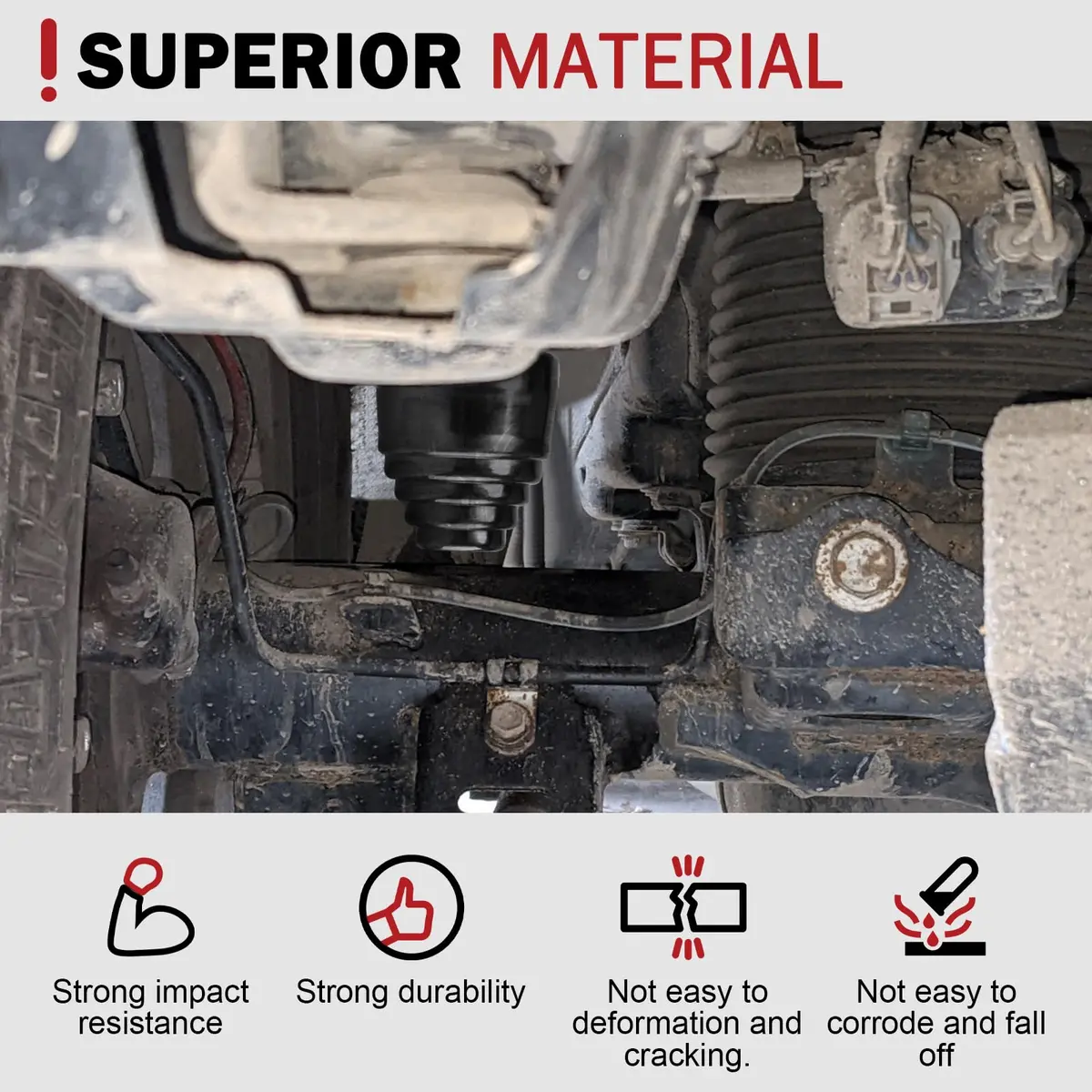 Tobaiwind Suspension Bump Stop 9.9101G | Universal All Purpose Bump Kit for Cars, Trucks & Off-Road Vehicles - view 6