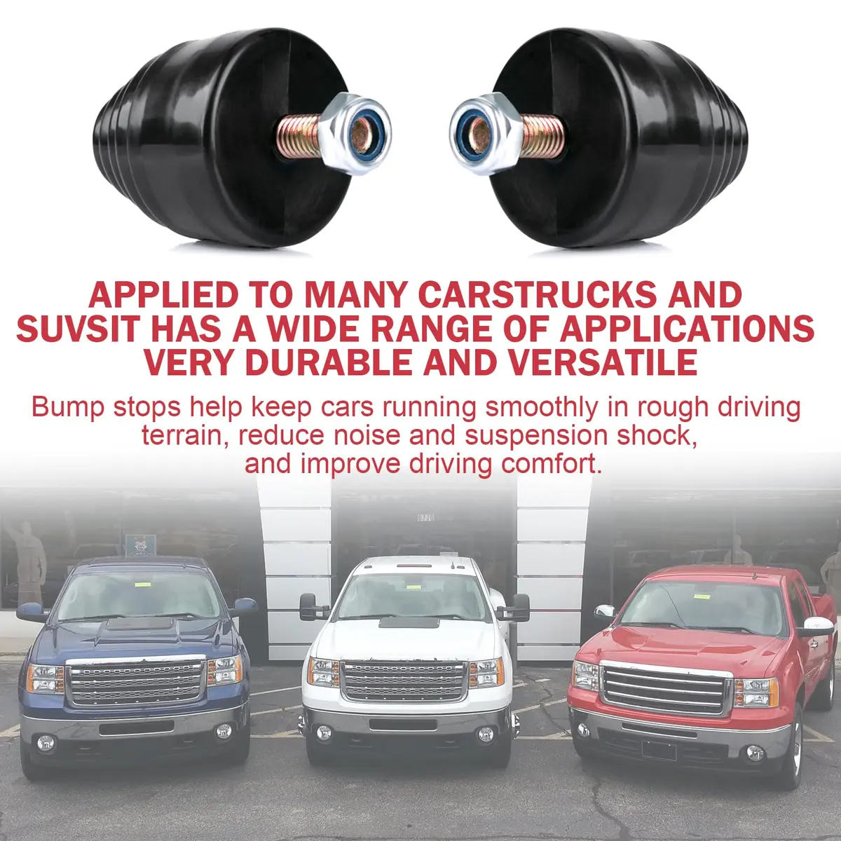Tobaiwind Suspension Bump Stop 9.9101G | Universal All Purpose Bump Kit for Cars, Trucks & Off-Road Vehicles - view 2