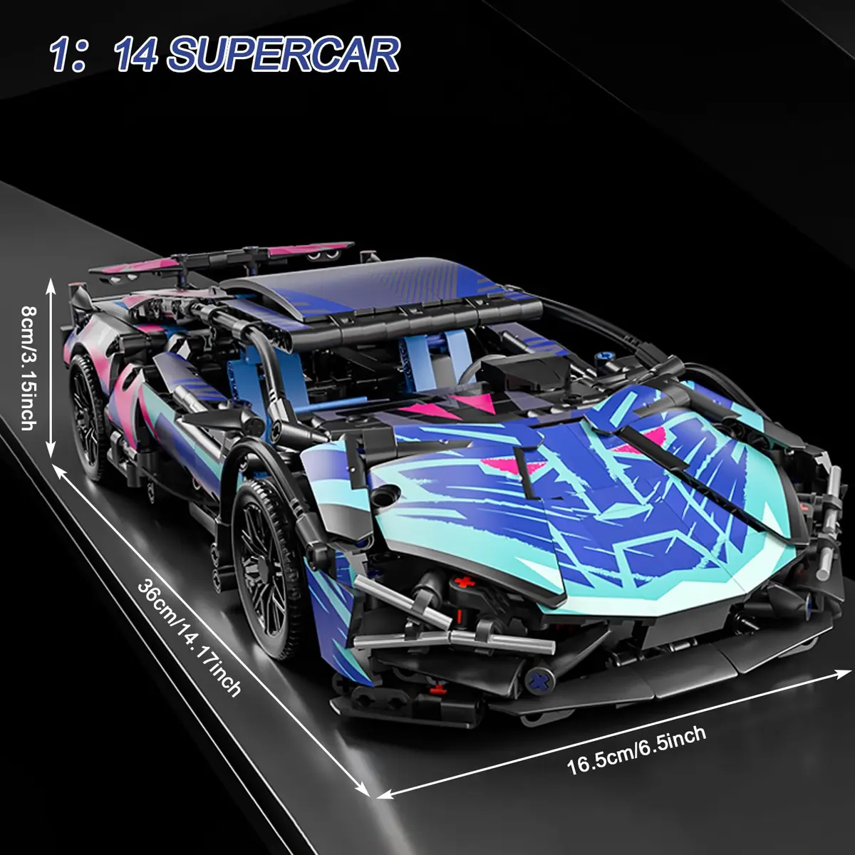 Chodia Sport Race Car Building Block Set 1314 PCS | Educational STEM Toy for Kids 8+ - view 5