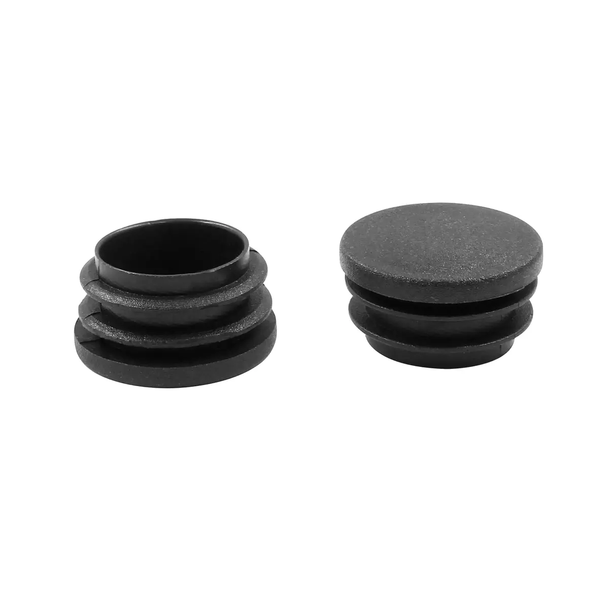 Bonsicoky 1-1/4 Inch (32mm) Black Round Plastic Hole Plugs | Furniture Floor Protector, 4 Pack - view 4