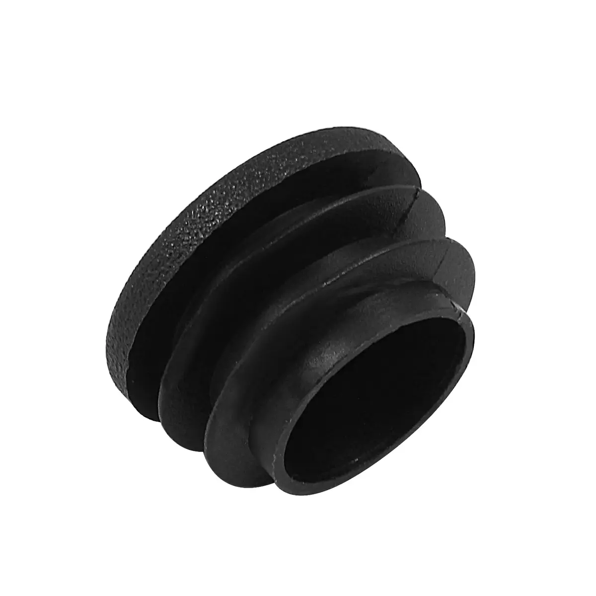 Bonsicoky 1 Inch (25mm) Black Round Plastic Hole Plugs, 4 Pack | Furniture Floor Protector with Impact-Resistant Material - view 3