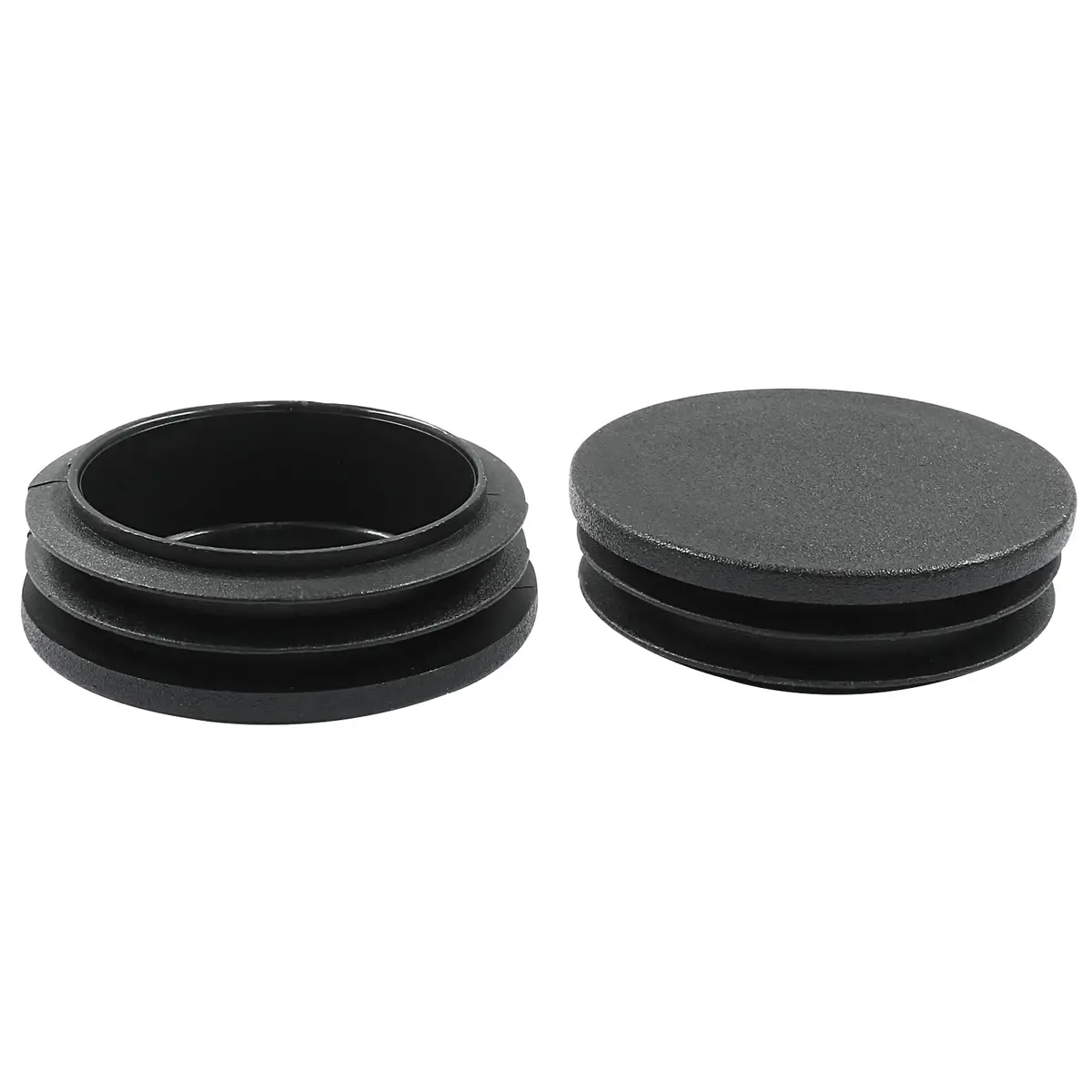 Bonsicoky 12 Pack 2 Inch Black Round Plastic Hole Plugs | Flooring Friendly, Weather Resistant, Easy to Install - view 4