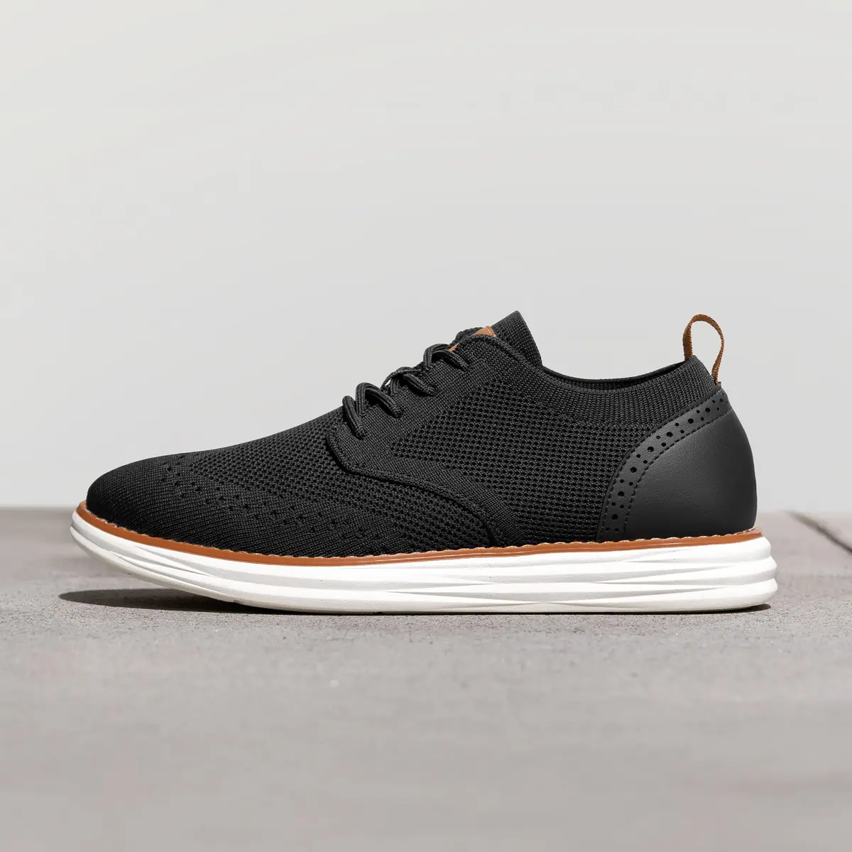 Bruno Marc Men's KnitFlex Mesh Oxford Sneakers,8 | Lightweight Breathable Casual Shoes - view 4
