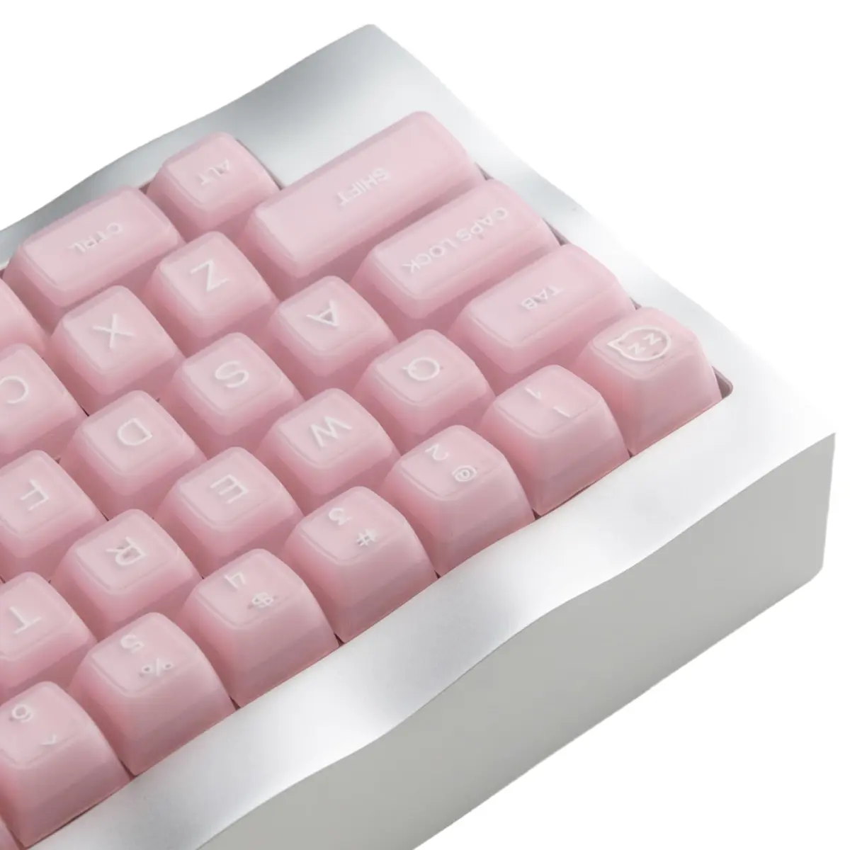 REDQIN Pink Jade Keycaps PBT Double Shot Key for Mechanical Keyboard | Elegant Pastel Design, Wide Compatibility - main product image