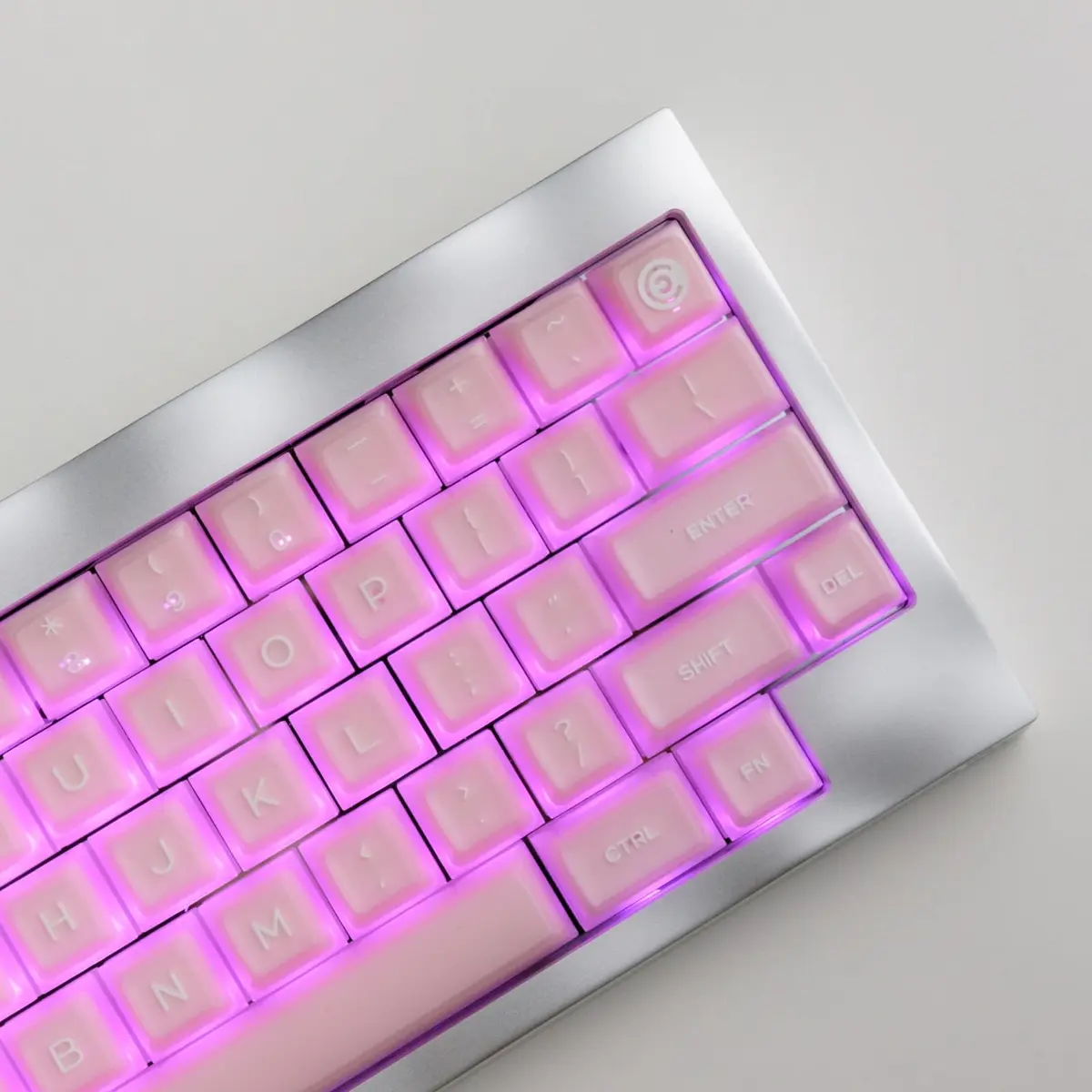 REDQIN Pink Jade Keycaps PBT Double Shot Key for Mechanical Keyboard | Elegant Pastel Design, Wide Compatibility - view 5