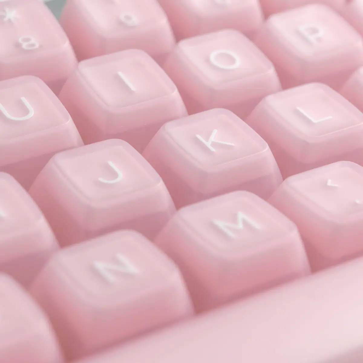 REDQIN Pink Jade Keycaps PBT Double Shot Key for Mechanical Keyboard | Elegant Pastel Design, Wide Compatibility - view 3