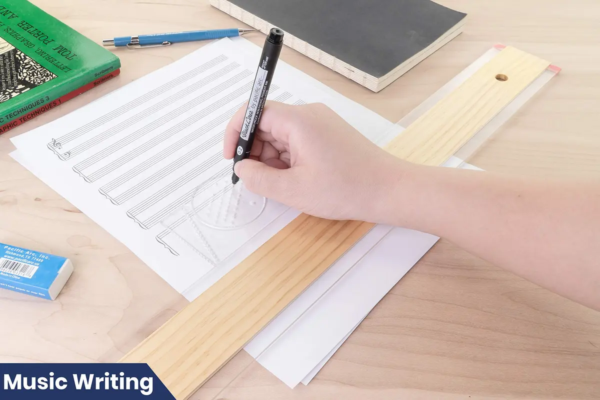Pacific Arc Ames Lettering Guide 2 Pack | Drafting & Drawing Template for Precise Lines - view 7