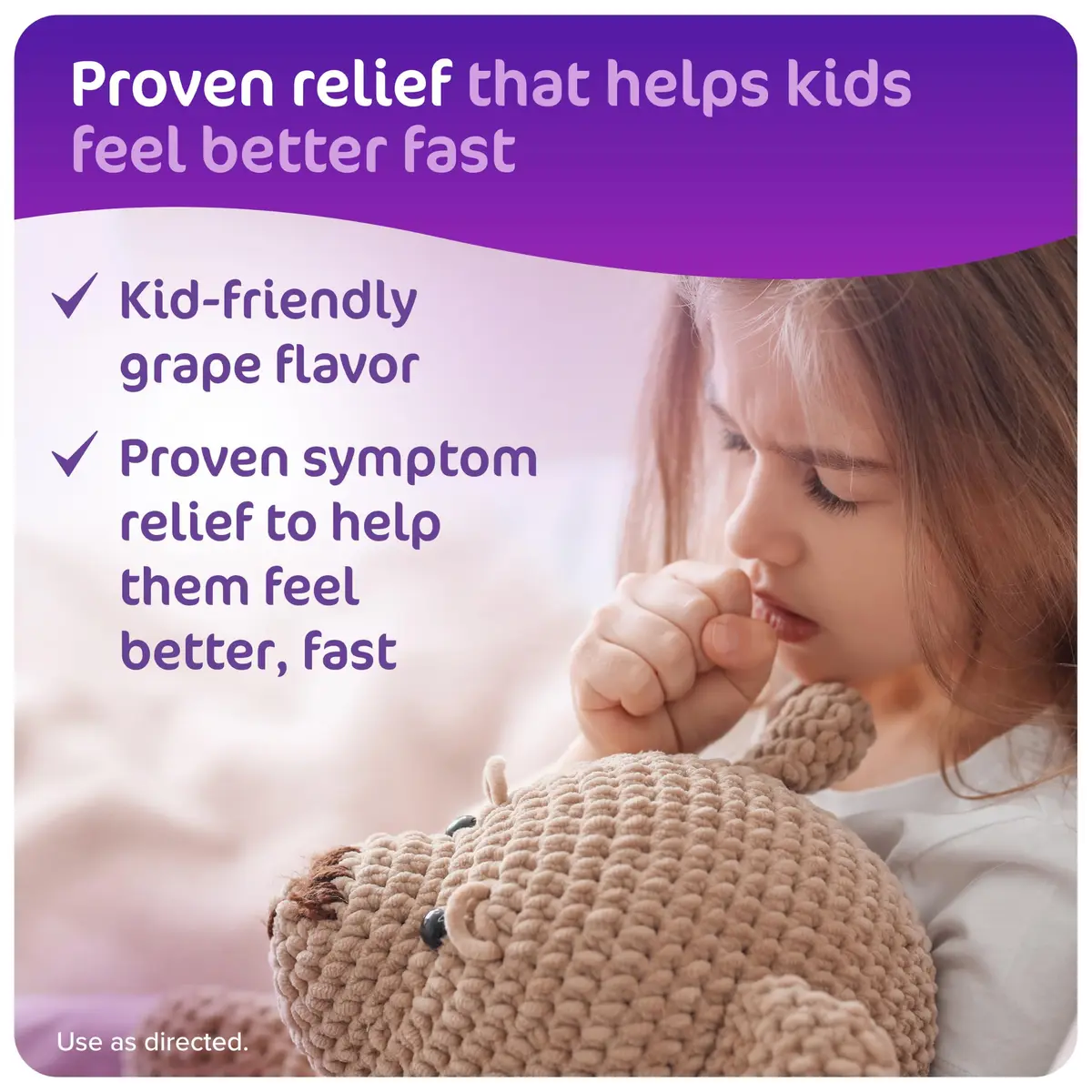 Dimetapp Children’s Cold & Allergy Liquid, Grape Flavor, 8 fl oz | Multi-symptom relief for kids - view 4