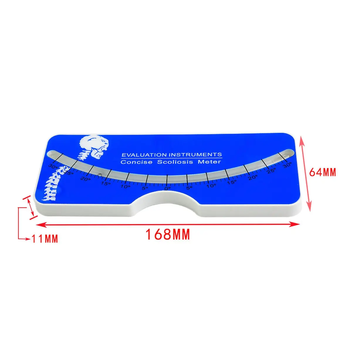 XROLAND Scoliometer Scoliosis Test Meter for Adults & Children | Accurate 0-30° Diagnosis Tool - view 6