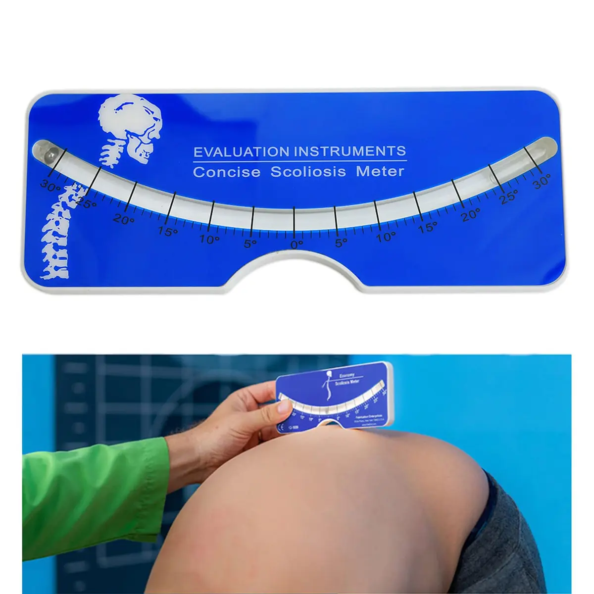 XROLAND Scoliometer Scoliosis Test Meter for Adults & Children | Accurate 0-30° Diagnosis Tool - view 3