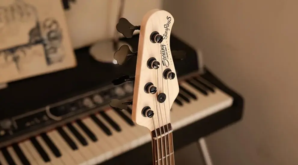 Sterling by Music Man RAY5HH Bass Guitar Stealth Black | HH Tone, 5-String, Full Size - view 4