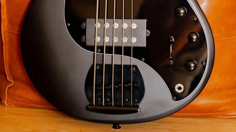 Sterling by Music Man RAY5HH Bass Guitar Stealth Black | HH Tone, 5-String, Full Size - view 6